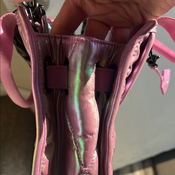 Metallic Pink Quilted Shoulder Bag Sunday sale - Picture 15 of 16